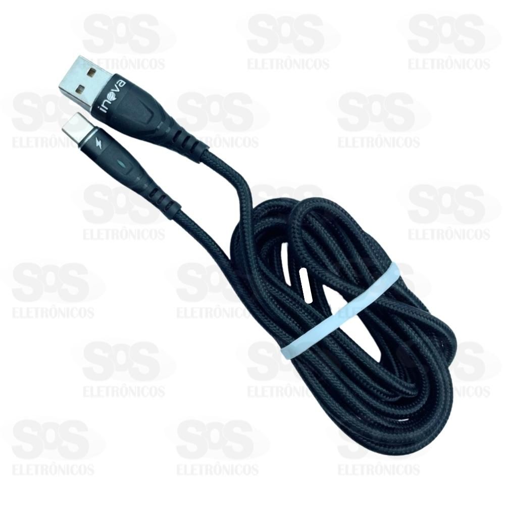 Cabo De Dados Rpido 3.4A Type C 2 Metros Inova CBO-6058