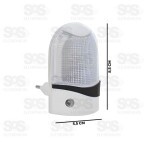 Mini Luminária De Tomada Com Sensor 6939