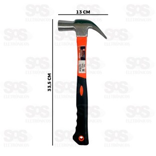 Martelo de Aço Com Cabo de Fibra 27mm TroyaTools TRY-0149