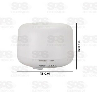 Difusor Umidificador De Ar Com LED e Controle Remoto B-Max BM048