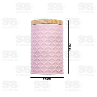 Lata Organizadora Decorativa Metal Com Tampa 12x7,5cm TOP0878