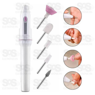 Lixa Unhas Elétrica Com 5 Ponteiras LMF1134