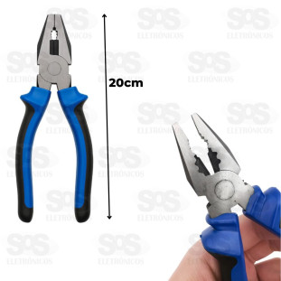 Alicate Universal Corte 8 Polegadas Aço Carbono Luatek LWJ-121A