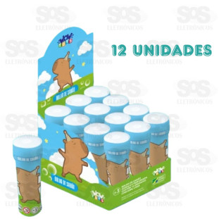 Lança Bolhas de Sabão Capivara 12 Peças Wow Toys WS-60