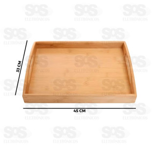 Bandeja Multiuso Bambu 45x33CM TOP1428