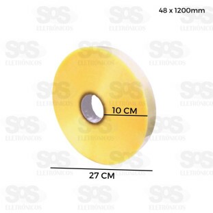 Fita Adesiva Transparente 48mm X 1.200m Caerus CRS-1443