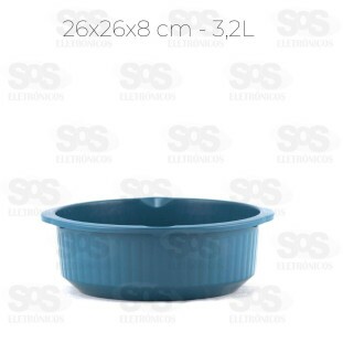 Bacia Canelada Color 26CM 3,2L Cores Varias Plasmarc 166