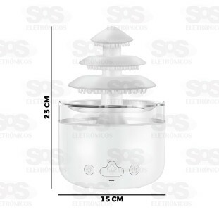 Umidificador De Ar Gotas De Chuva Fonte 500ML Altomex AL-1675