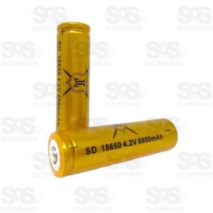 Bateria 18650 Recarregável Para Lanterna 4.2V 9800mAh