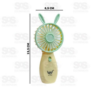 Ventilador Portátil De Mão Com Luz Altomex AL-F1937