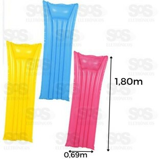 Boia Inflável Colchão 180CM Cores Variadas Caerus CRS-1969