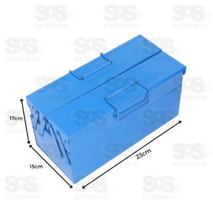 Caixa De Ferramentas em Ferro Com Divisorias Luatek LWJ-1972