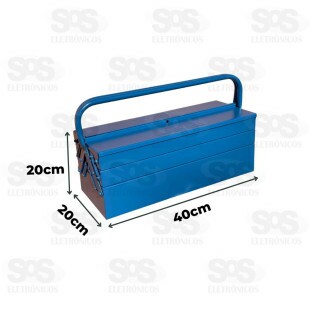 Caixa De Ferramentas de ferro 7  Divisâo Luatek LWJ-1973