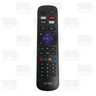 Controle Remoto AOC Smart TV Eletromex EL-7246