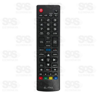 Controle Remoto LG Smart Eletromex EL-7743