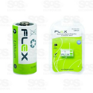 Bateria Para Máquina Fotográfica Flex CR123A