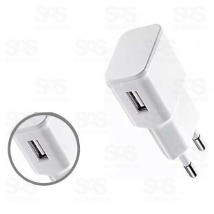 Carregador Fonte Universal Com 1 Saída USB 5V 2A EK-8680