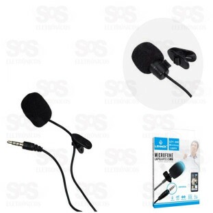 Microfone de Lapela P3 3.5mm Com 1,5 Metros Lehmox LEY-205