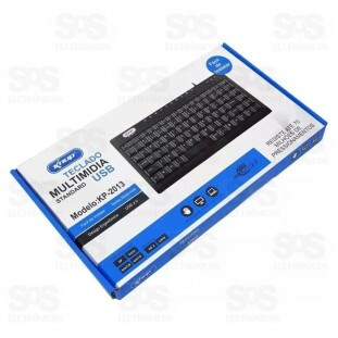 Mini Teclado USB Multimidia Padrão ABNT2 Knup KP-2013