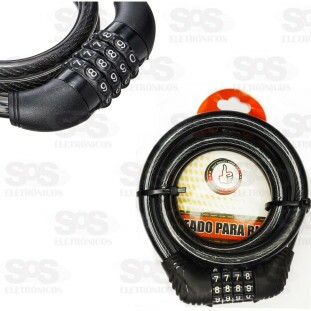 Cadeado Bicicleta Com Segredo 1200mmx12mm Troya Tools 5835