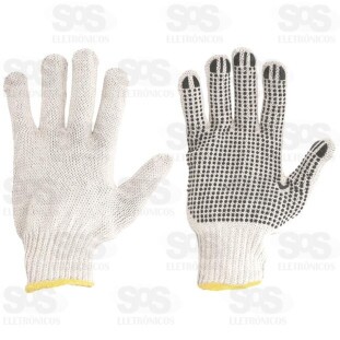 Par de Luva Algodão Branca Pigmentada YA-0892