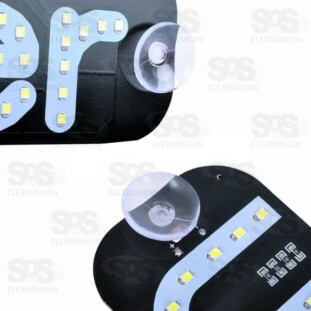 Painel LED Luminoso Uber 5V Branca USB