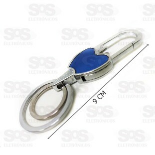 Chaveiro Metálico Maçã Caerus CRS-1096