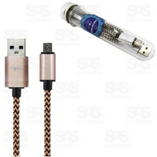 Cabo Micro Usb 2 Metros Tubo Inova cbo-5636/5758