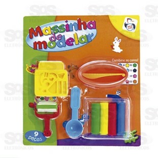 Kit Massinha De Modelar 20g Cada Modelo 3 PI 3236