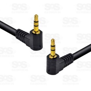 Cabo P2 x P2 90º 1,5 Metros X-Cell XC-P2-9A