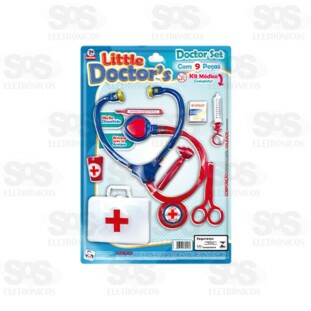 Kit Médico Little Doctor 10 Peças Pica-Pau 0595