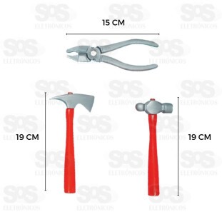Conjunto Oficina Junior 3 Peças Pica Pau 324