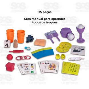 Passe De Mágica 25 Peças Nig Brinquedos 1300