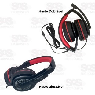 Fone Headset Gamer Com LED TecDrive PX-13