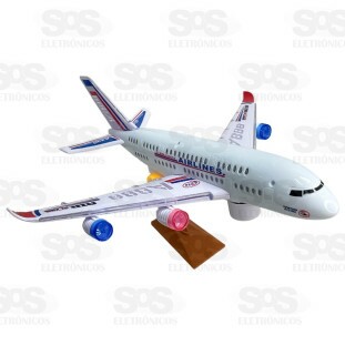 Brinquedo Avião Infantil Com Luzes e Sons TK-1198