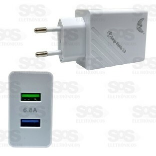 Carregador Rápido Micro USB V8 6.8A 36W AL-5021-V8