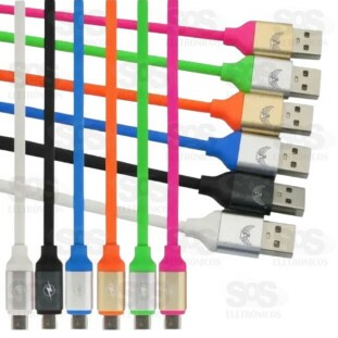Cabo De Dados Micro USB V8 1,2 Metros Cores Sortidas Altomex