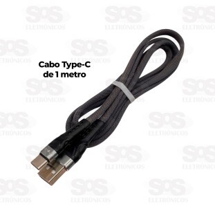 Cabo De Nylon Reforçada Type C 1 Metro Inova CBO-7556