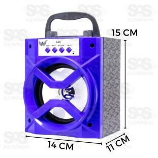 Caixa De Som 8W Com Suporte Altomex A-23