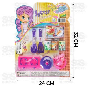 Kit Cozinha Feliz 10 Peças Jessie Pica Pau 609