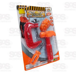 Kit De Ferramentas Com 4 Peças Toy King TK-AB4009