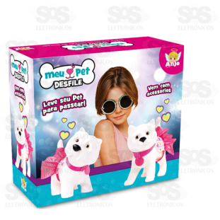Meu Pet Gato Desfile Com Acessórios Em Vinil Anjo 2239