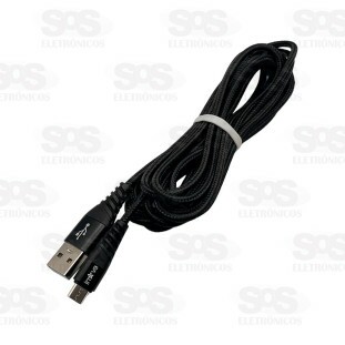 Cabo De Dados Micro USB V8 Tubo 3 Metros Inova Prime