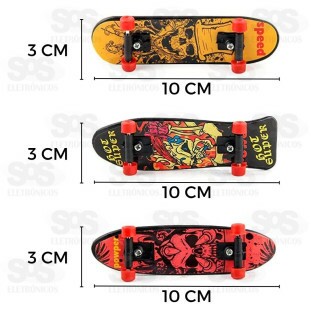 Kit 3 Skate De Dedo Infantil Sortidos Toy King TK-AB6220