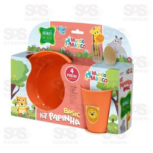 Kit Papinha Baby 4 Peças Refeição Basic 9392