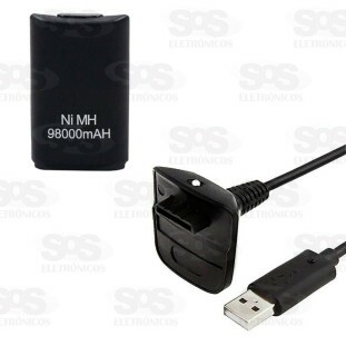 Cabo Carregador e Bateria Para Xbox 360 LIQ-8360 BN-007-2 AL-036