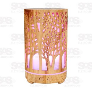 Difusor Umidificador De Ar Com LED e Controle Remoto B-Max BM-073