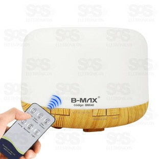 Difusor Umidificador De Ar Luminária Com LED e Controle Remoto B-Max BM040