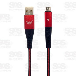Cabo De Dados Micro USB V8 3.4A 1 Metro Altomex AL-2051-V8