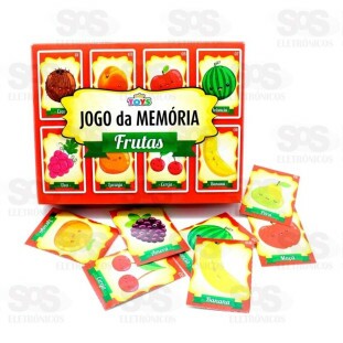 Jogo De Memória Frutas Mini Toys 0548A
